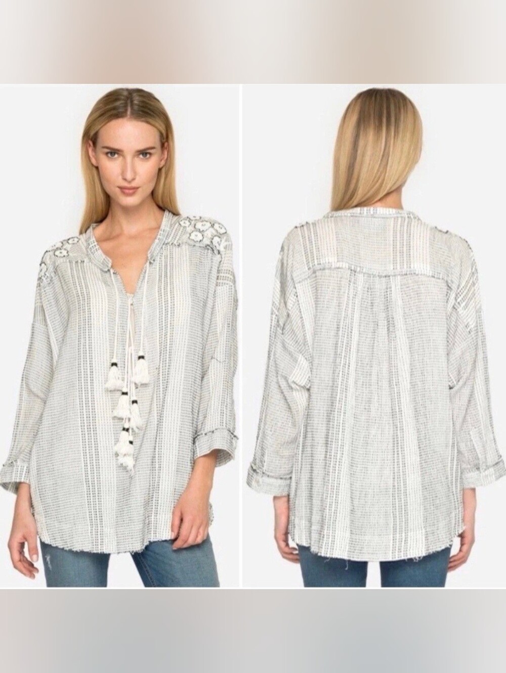Johnny Was NWT Jacque Tunic Blouse XS